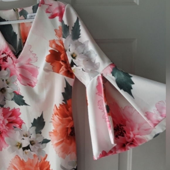 Calvin Klein Floral Sheath Dress - Picture 3 of 4
